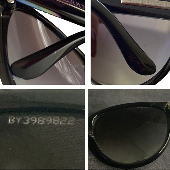 Burberry Sunglasses women Black Frame Gray Lenses - Picture 10 of 14